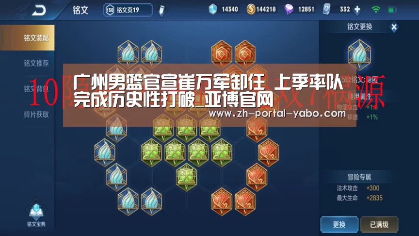 广州男篮官宣崔万军卸任 上季率队完成历史性打破_亚博官网(图2) 亚博